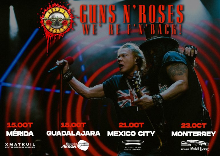 Guns N Roses Gira Mexicana