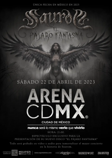 El Pájaro Fantasma Se Posará En Arena CDMX :: Saurom 22.04.2023