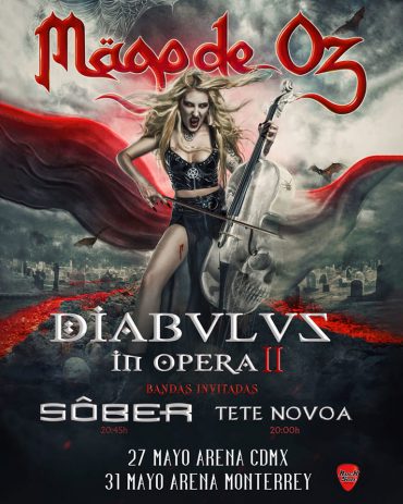 [Mägo de Oz] contará con las participaciones de Sôber y Tete Novoa en los shows de México.