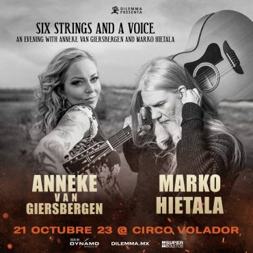 Marko Hietala Junto A Anneke Van Giersbergen Llegarán A La Capital En Su Paso Por México