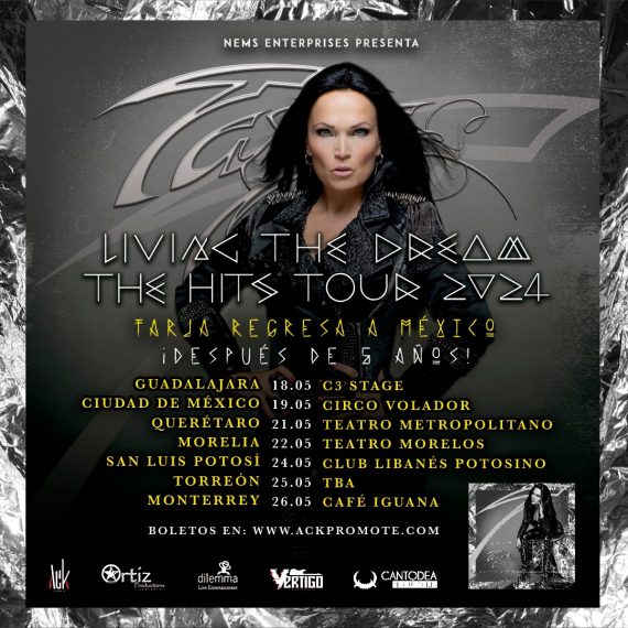 [Tarja] Regresa A México En Mayo De 2024