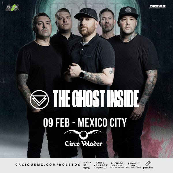 2 Décadas De Metalcore Y Hardcore Celebrarán The Ghost Inside En México