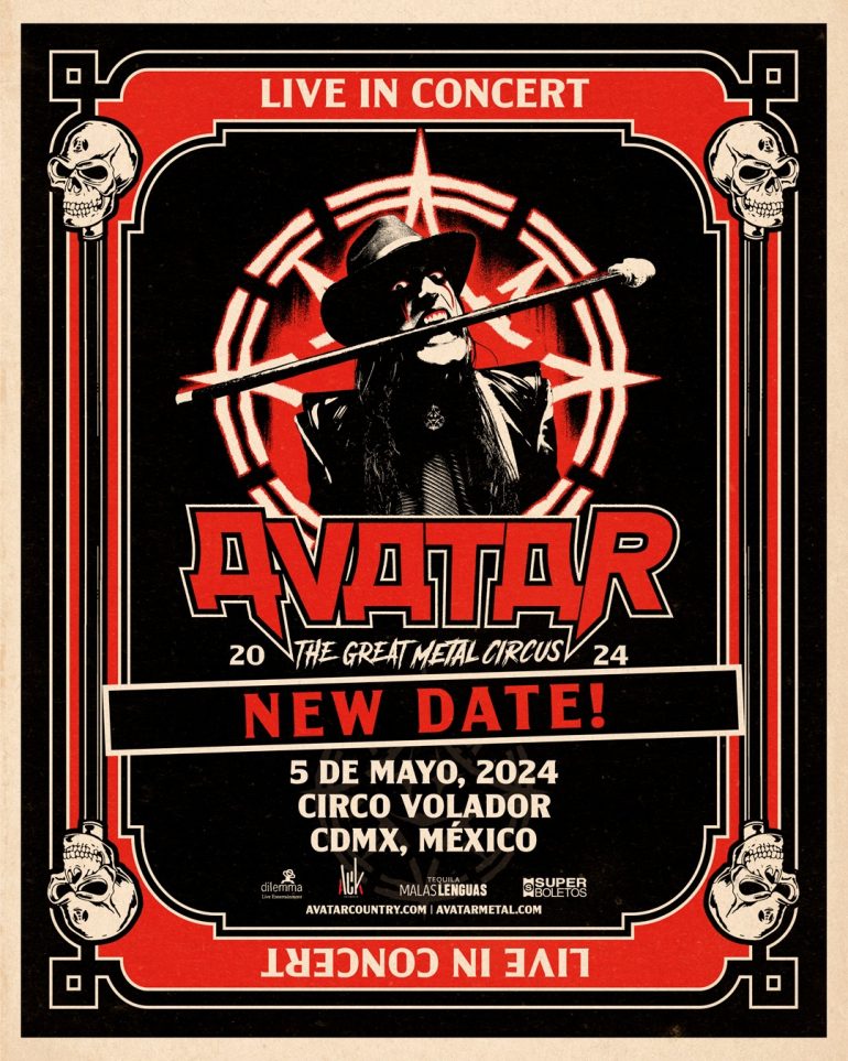 [Avatar] Anuncia Nueva Fecha En CDMX Tras Un Sold Out Inminente