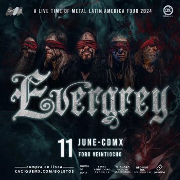 [Evergrey] Dará Una Buena Dosis De Power Metal En Tierras Aztecas