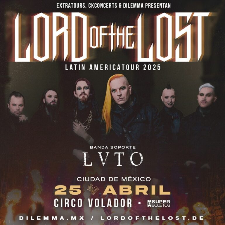[Lord Of The Lost]: Sangre, diamantina y… Regresan a CDMX