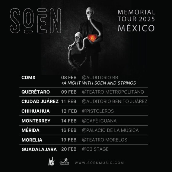 [SOEN] regresa a tierras aztecas en 2025