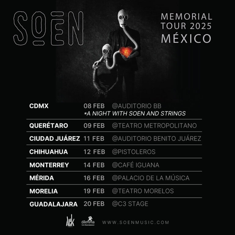 [SOEN] regresa a tierras aztecas en 2025