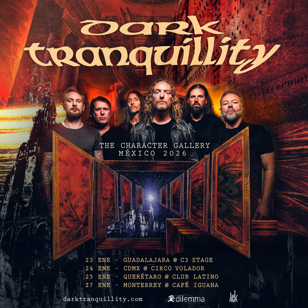 Curated visual reference: 2026 Discover The Tranquility Of Kyu Reference: Dark Tranquillity Comenzará El Año 2026 Con Un Espectáculo En