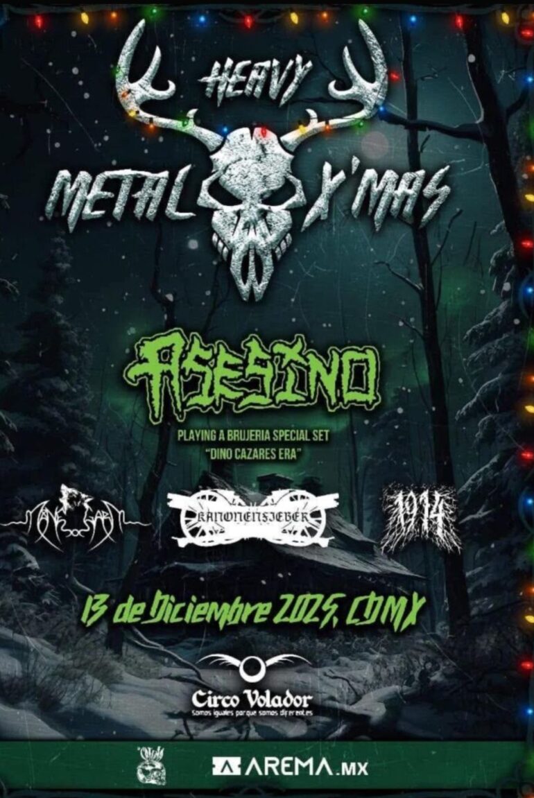 [Heavy Metal X'mas], una noche llena de metal y fiesta en Circo Volador